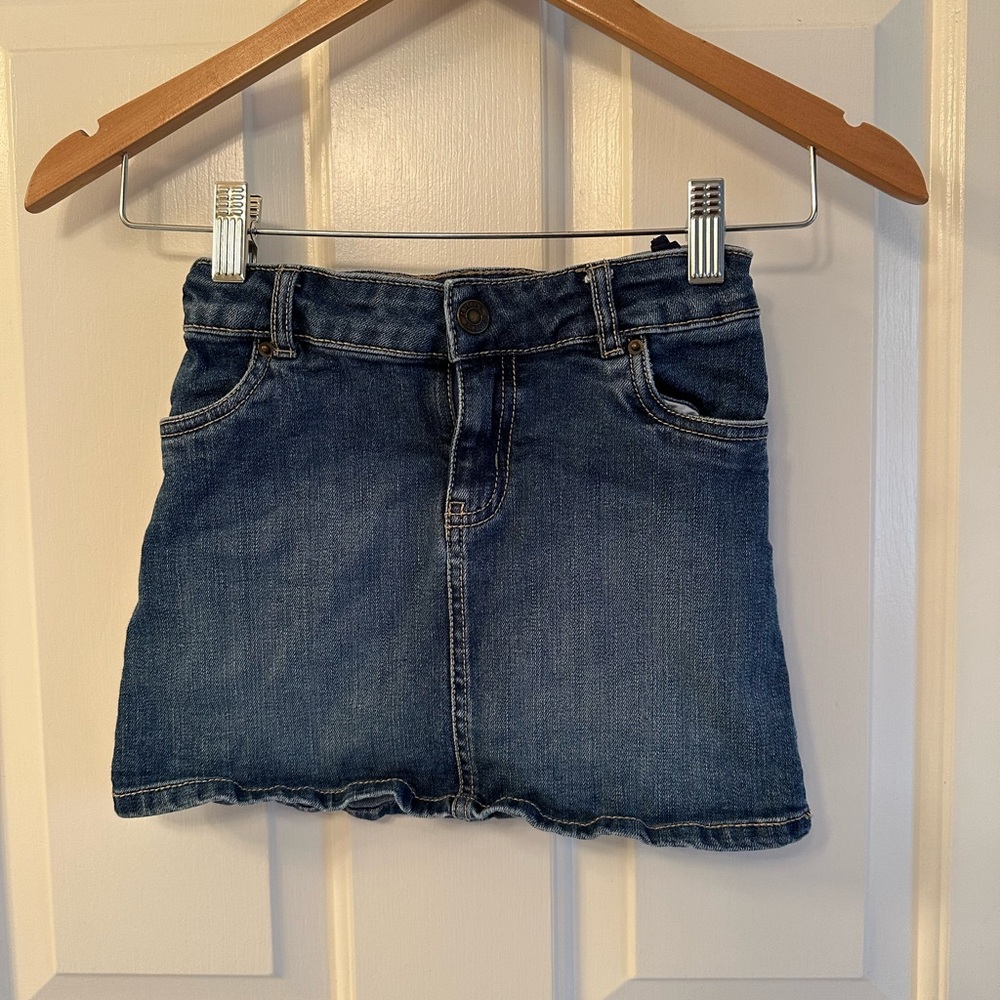Denim Skirt, kids size 6/6x